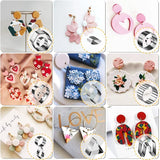49 Stainless Steel Polymer Clay Cutters with Jewelry Accessories for Earrings