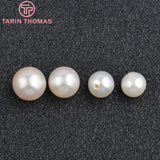 6x8MM 7MM Natural Pearls Beads Spacer Bracelet Earrings High DIY Jewelry
