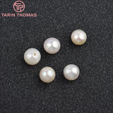6x8MM 7MM Natural Pearls Beads Spacer Bracelet Earrings High DIY Jewelry