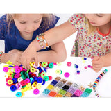 Clay Heishi Beads Jewelry Making Kit 6mm 18 Colors