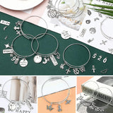 DIY Jewelry Making Kit with 499Pcs Charms Pendants Jump Rings & Pliers