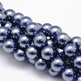 8mm Shell Pearl Beads Strand for Jewelry Making