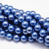 8mm Shell Pearl Beads Strand for Jewelry Making
