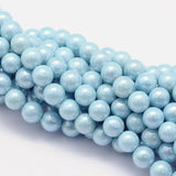 8mm Shell Pearl Beads Strand for Jewelry Making