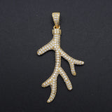 49x25mm CZ Zircon DIY Coral Sea Charm Pendant