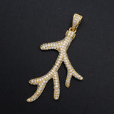 49x25mm CZ Zircon DIY Coral Sea Charm Pendant