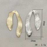Brass Gold/Rhodium Pendant Charm for DIY Jewelry Making - 50pcs