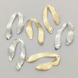 Brass Gold/Rhodium Pendant Charm for DIY Jewelry Making - 50pcs