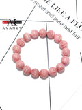 Natural Argentina Rhodochrosite Single Lap Bracelet Necklace