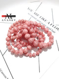 Natural Argentina Rhodochrosite Single Lap Bracelet Necklace
