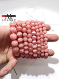 Natural Argentina Rhodochrosite Single Lap Bracelet Necklace