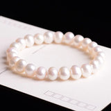 4A Pearl Crystal Bracelet Quartz Natural Fresh Water