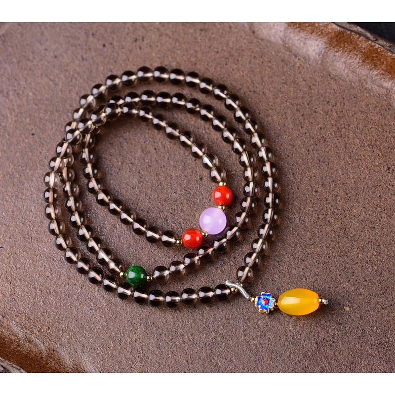 4A Natural Smoky Quartz Bracelet Crystal