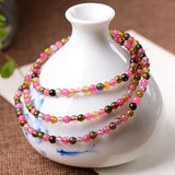 4A Tourmaline Crystal 3.5mm Bracelets Natural Stone Jewelry