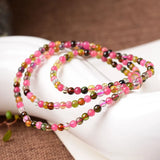 4A Tourmaline Crystal 3.5mm Bracelets Natural Stone Jewelry
