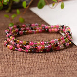 4A Tourmaline Crystal 3.5mm Bracelets Natural Stone Jewelry