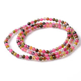 4A Tourmaline Crystal 3.5mm Bracelets Natural Stone Jewelry