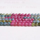 4A Natural Tourmaline Loose Bead Stone Crystal DIY
