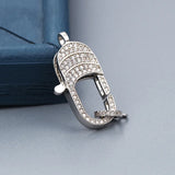 CZ Lobster Clasps Hooks, DIY Bracelet Necklace Jewelry