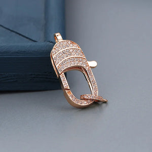 CZ Lobster Clasps Hooks, DIY Bracelet Necklace Jewelry