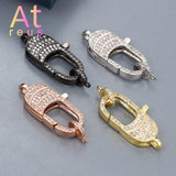CZ Lobster Clasps Hooks, DIY Bracelet Necklace Jewelry