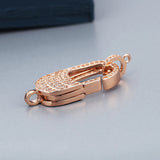 CZ Lobster Clasps Hooks, DIY Bracelet Necklace Jewelry