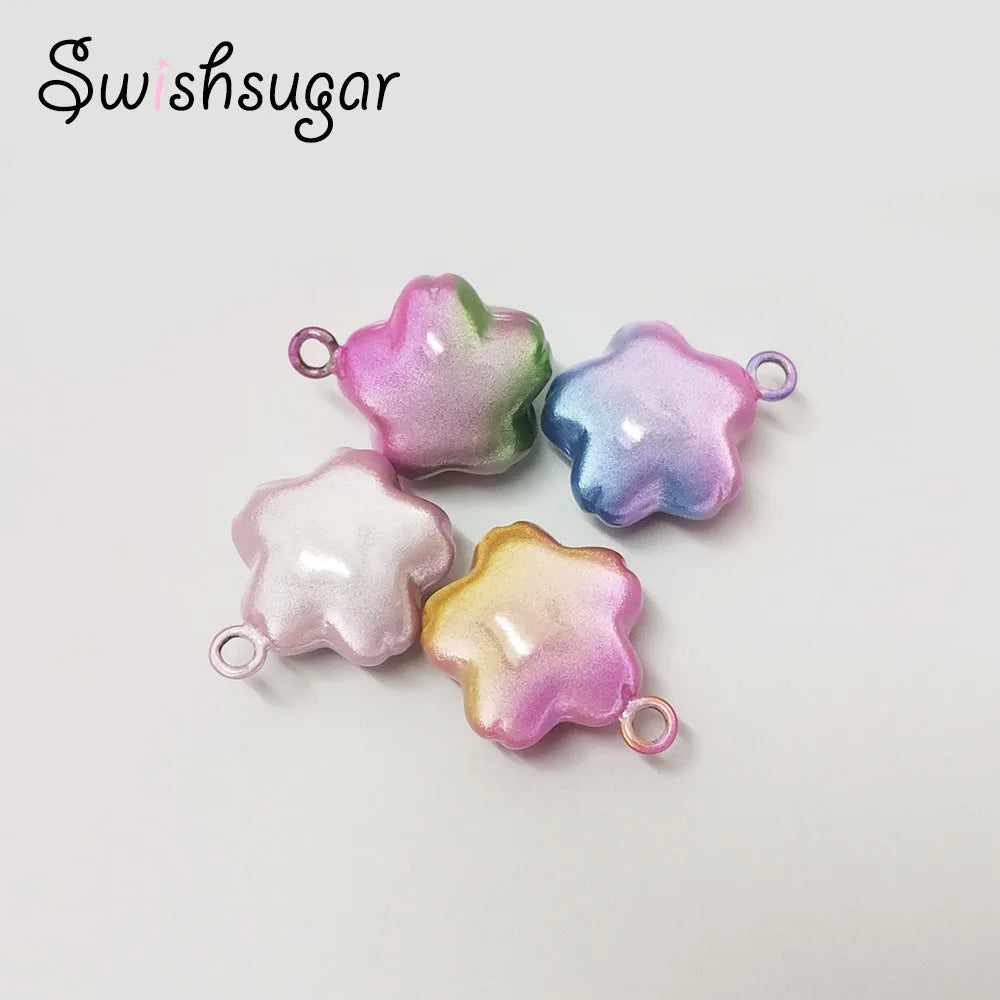 Sakura Jingle Bells Necklace Pendant - Colorful Good Luck Charms