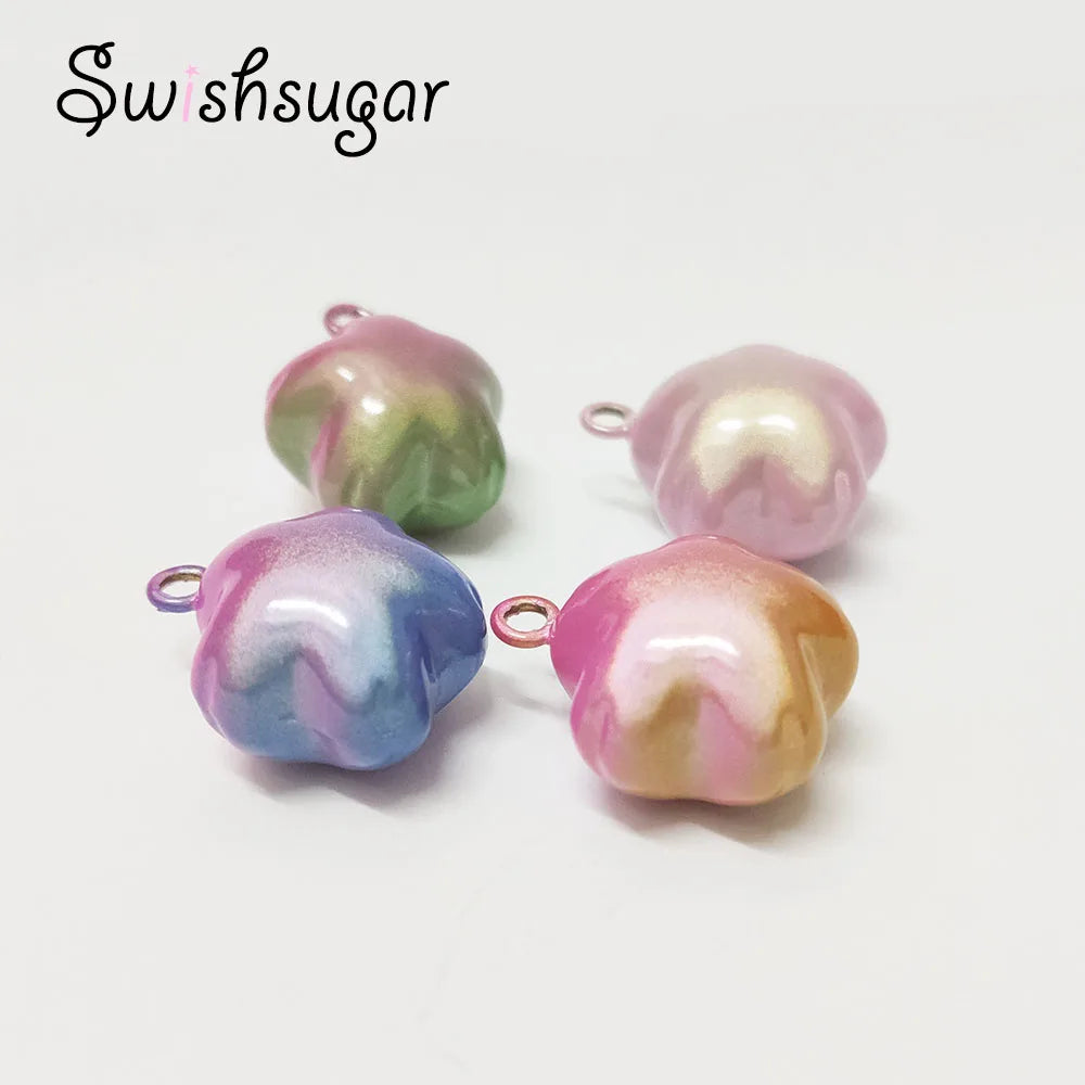 Sakura Jingle Bells Necklace Pendant - Colorful Good Luck Charms