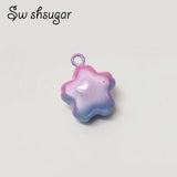 Sakura Jingle Bells Necklace Pendant - Colorful Good Luck Charms