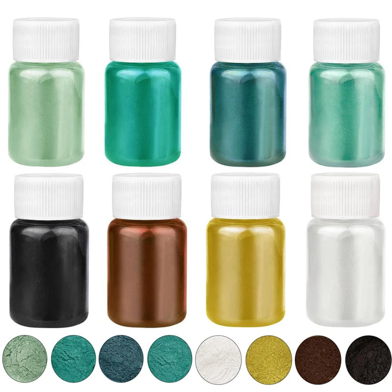 4 Colors Pearl Powder Epoxy Resin Pigment Filler Colorant Dye
