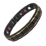 Men's Magnetic Therapy Bracelet Titanium Steel Jewelry
