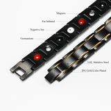 Men's Magnetic Therapy Bracelet Titanium Steel Jewelry