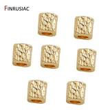 4MM Square Cube Beads Metal Spacer Beads for DIY Jewelry Making