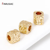 4MM Square Cube Beads Metal Spacer Beads for DIY Jewelry Making