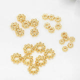 Barrel Spacer Beads 14K Plated Brass DIY Jewelry Accessories
