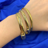 Stainless Steel Snake Chain Choker Collar Set Jewelry for Women