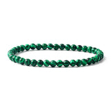 Green Natural Stone Crystal Bracelet Healing Reiki Yoga Jewelry