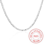 925 Silver Chain Necklace Unisex Party Wedding Gift
