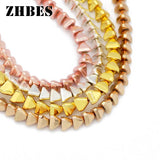 4MM Hematite Tower Spacers Loose Beads for DIY Jewelry Making