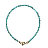 4MM Kallaite Beads Bracelet Cuff Men Souvenir