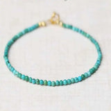 4MM Kallaite Beads Bracelet Cuff Men Souvenir