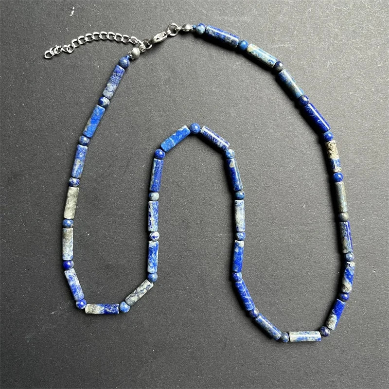 Afghanistan Lapis Lazuli Necklace Jewelry Healing Power Persian Lasurite Stone