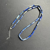 Afghanistan Lapis Lazuli Necklace Jewelry Healing Power Persian Lasurite Stone