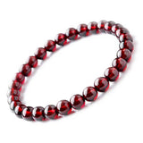 4MM Garnet Beads Cuff Lucky Bracelet All Saints Easter Meditation