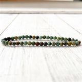 Turquoise Tiger Eyes Stone Beads Bracelet