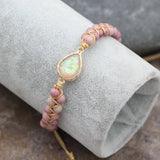 4MM Natural Stone Bracelet For Women Round Crystal Bangle Beads Yoga Bracelet