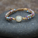 4MM Natural Stone Bracelet For Women Round Crystal Bangle Beads Yoga Bracelet