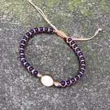 4MM Natural Stone Bracelet For Women Round Crystal Bangle Beads Yoga Bracelet
