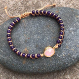 4MM Natural Stone Bracelet For Women Round Crystal Bangle Beads Yoga Bracelet