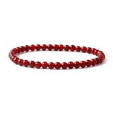 Natural Stone Beads Bracelets Purple Quartz Amethyst Garnet Aventurine